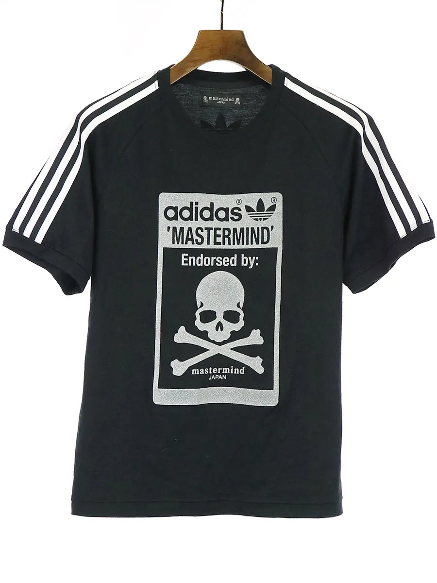mastermind JAPAN マスターマインドジャパン×アディダス 13SS LOGO 3LINE TEE ロゴ3ラインTシャツ