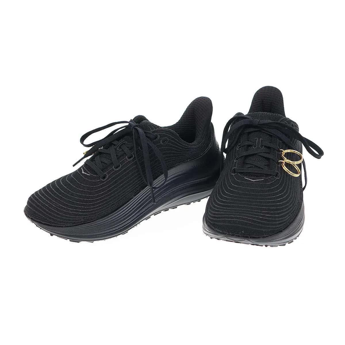 HOKA ONE ONE ホカ オネオネ ブラック コムデギャルソン 24AW TC1.0 カスタマイズスニーカー 1N-K101