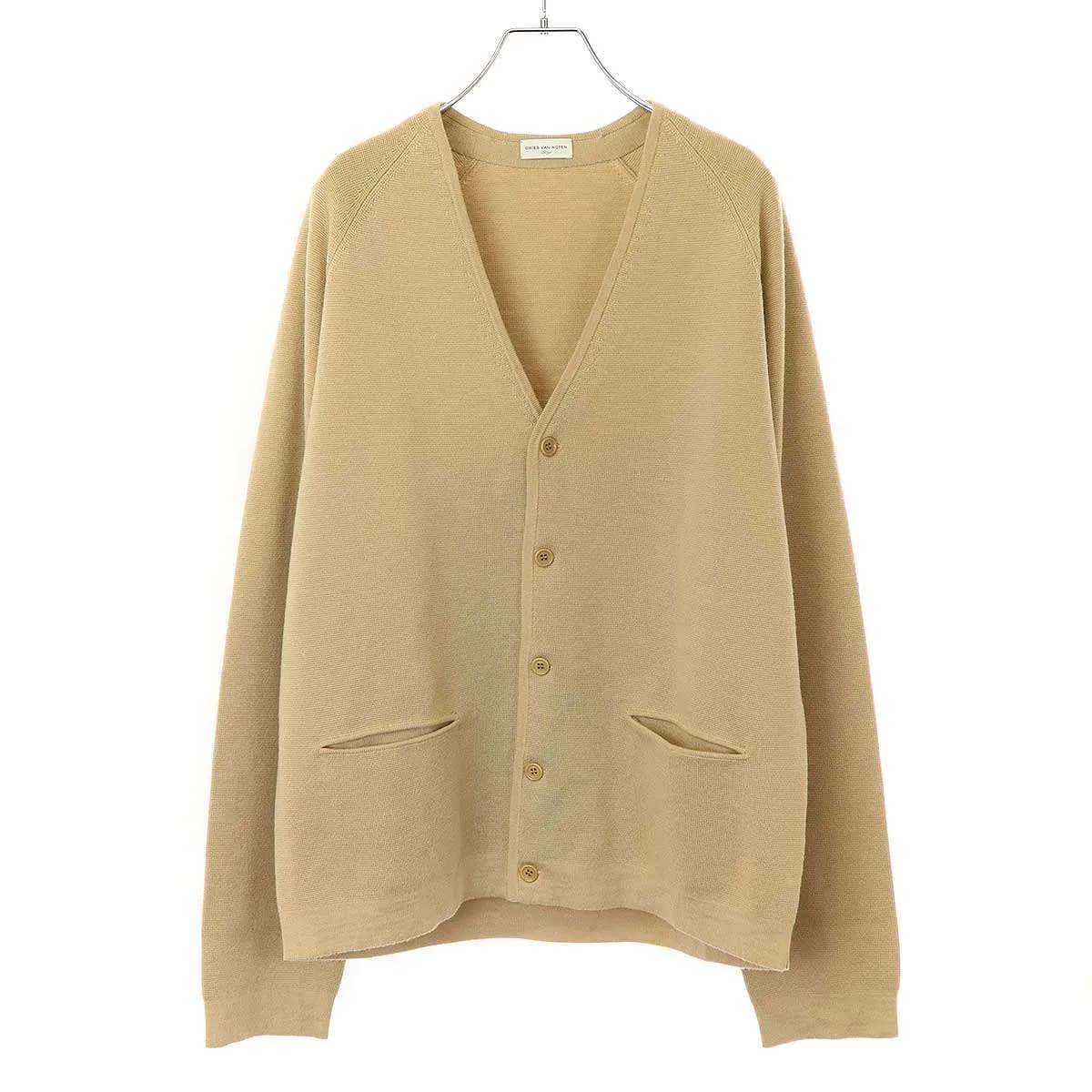 DRIES VAN NOTEN ドリスヴァンノッテン 23AW Vネックウールカーディガン