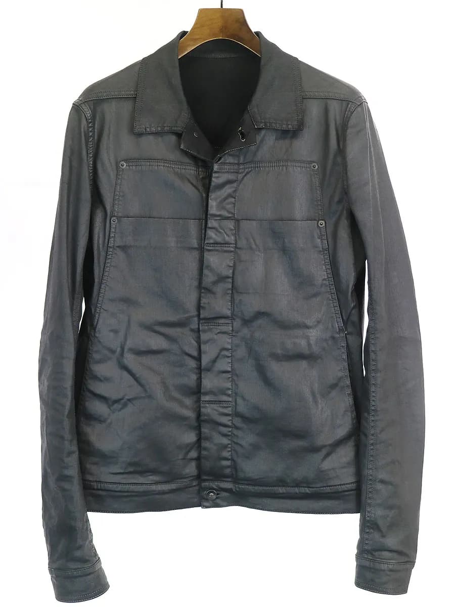 Rick Owens ダークシャドウ 19SS ワックスデニムジャケット