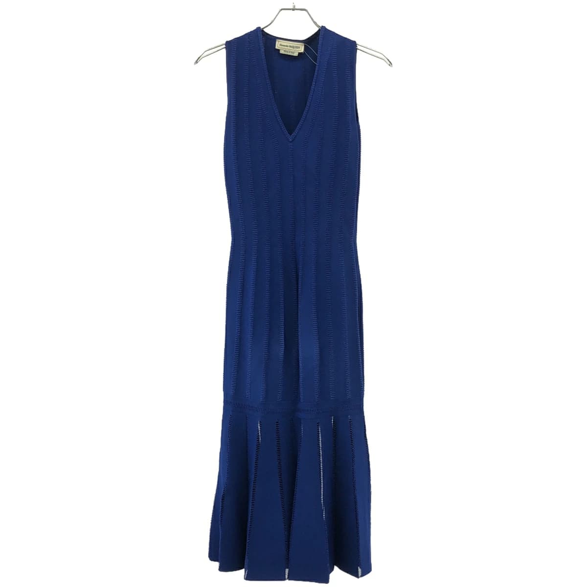 ALEXANDER McQUEEN アレキサンダーマックイーン 19AW ビスコースニットドレスワンピース 594979 Q1AI8