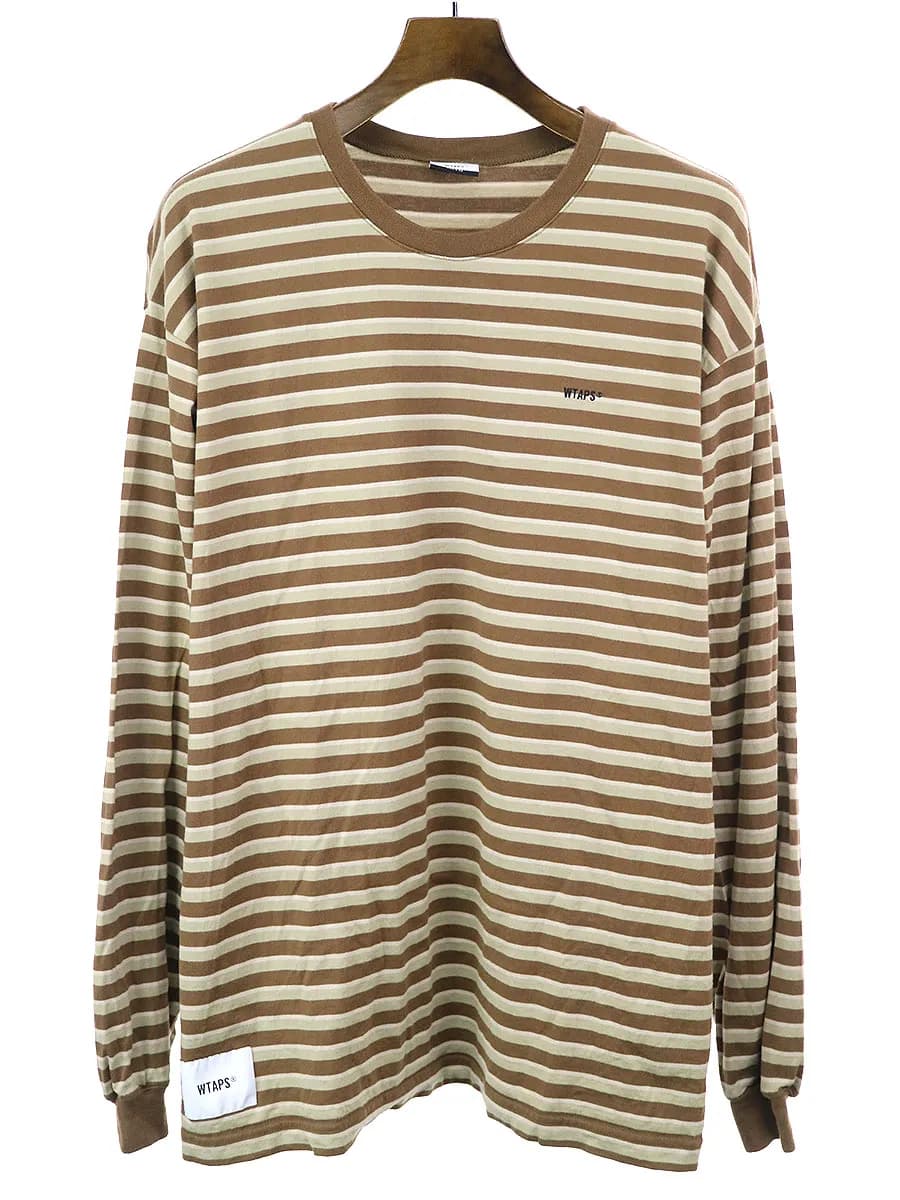 WTAPS ダブルタップス 20SS VASQUE LS TEE ボーダーロングスリーブTシャツ