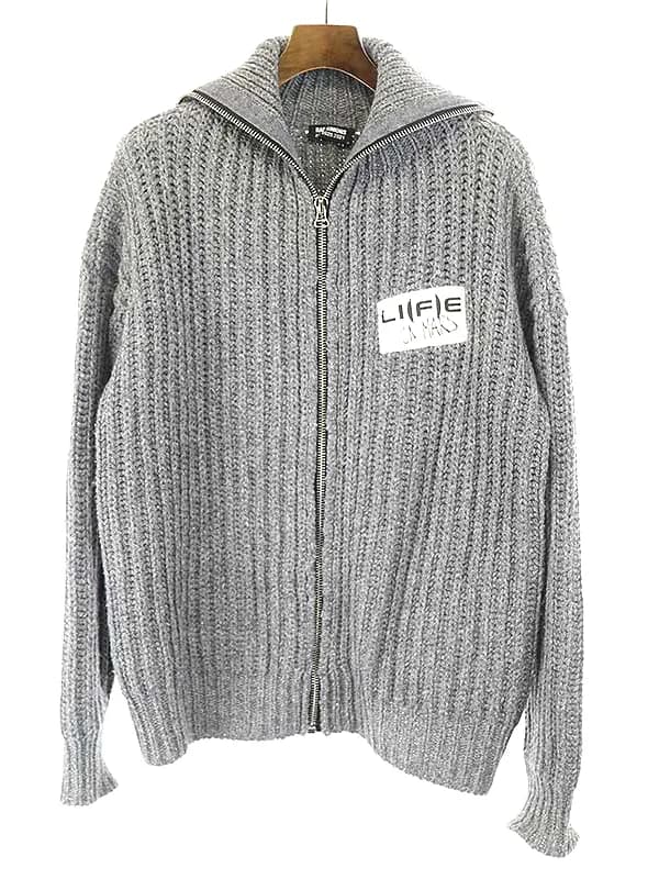 RAF SIMONS ラフシモンズ 20AW Life on Mars ジップアップカーディガン