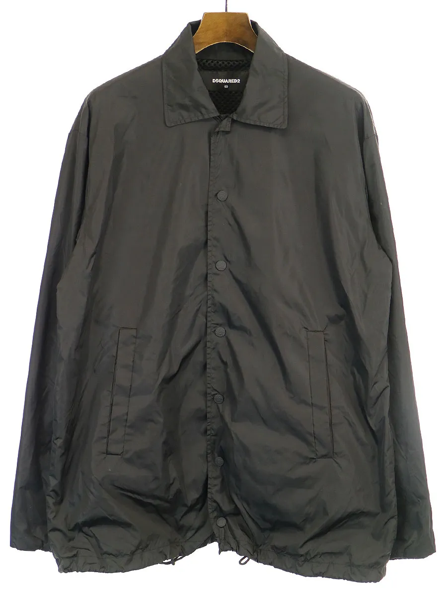 DSQUARED2 DSQUARED2 バックプリントナイロンコーチジャケット