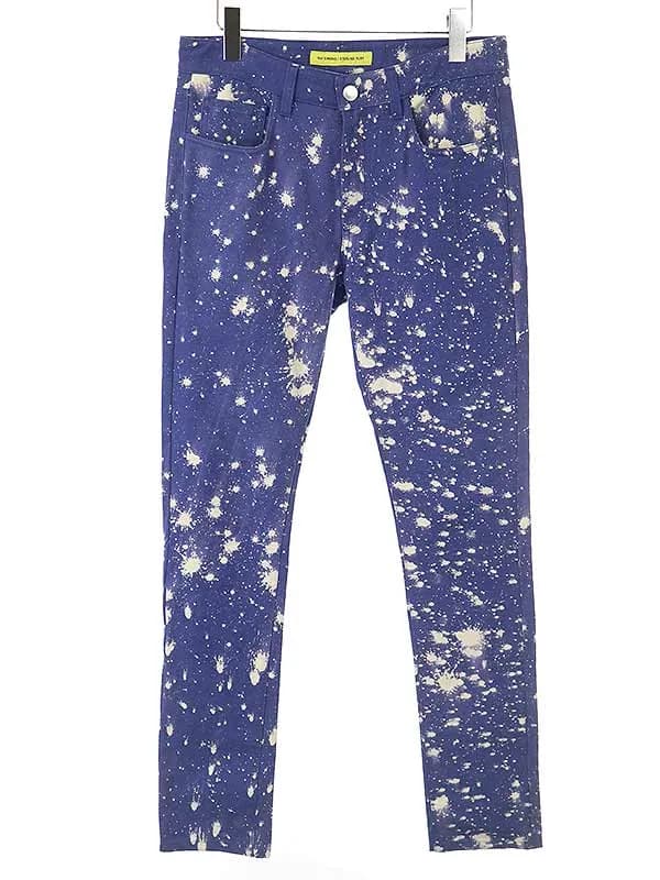 RAF SIMONS ラフシモンズ 14AW STERLING RUBY bleached jeans ブリーチ加工デニムパンツ