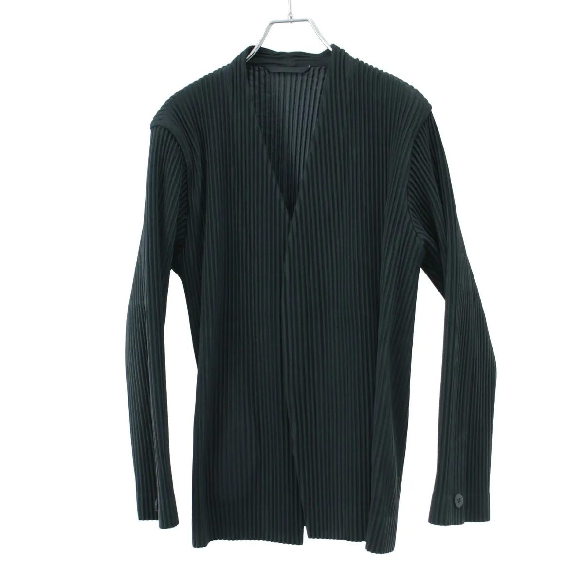 ISSEY MIYAKE オム プリッセ イッセイ ミヤケ ノーカラープリーツジャケット