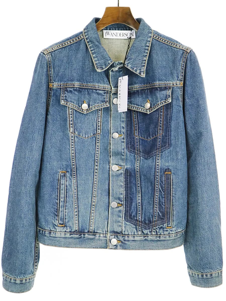 JW ANDERSON ジェイダブリューアンダーソン 19SS Shaded Pocket Detail Denim Jacket デニムジャケット