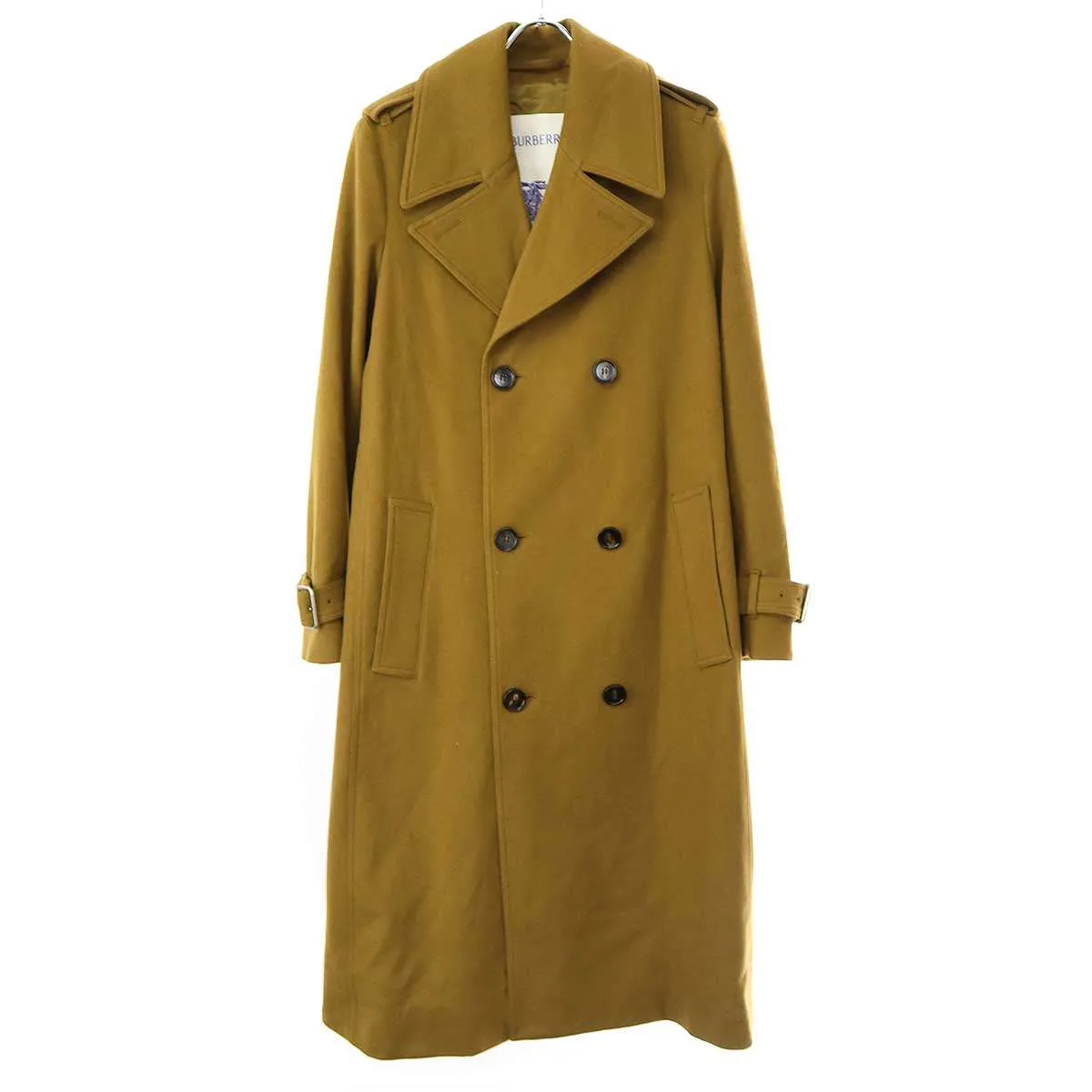 BURBERRY バーバリー 24AW ロング カシミア トレンチコート ネスト 8098178