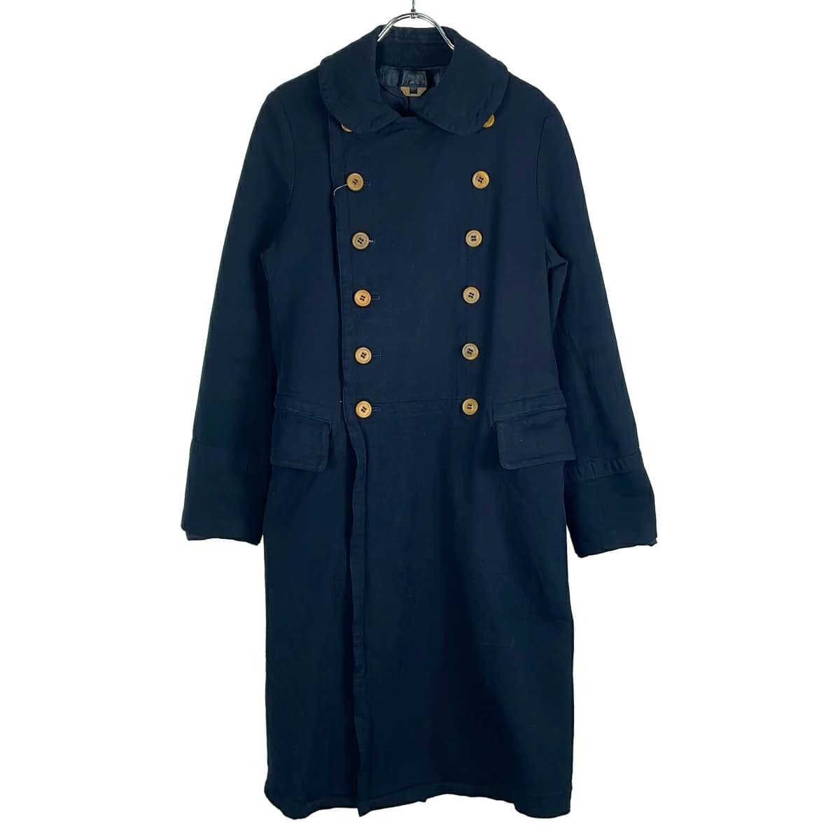 COMME des GARCONS コムデギャルソンコムデギャルソン 12AW ポリエステル縮絨ダブルコート RJ-C002