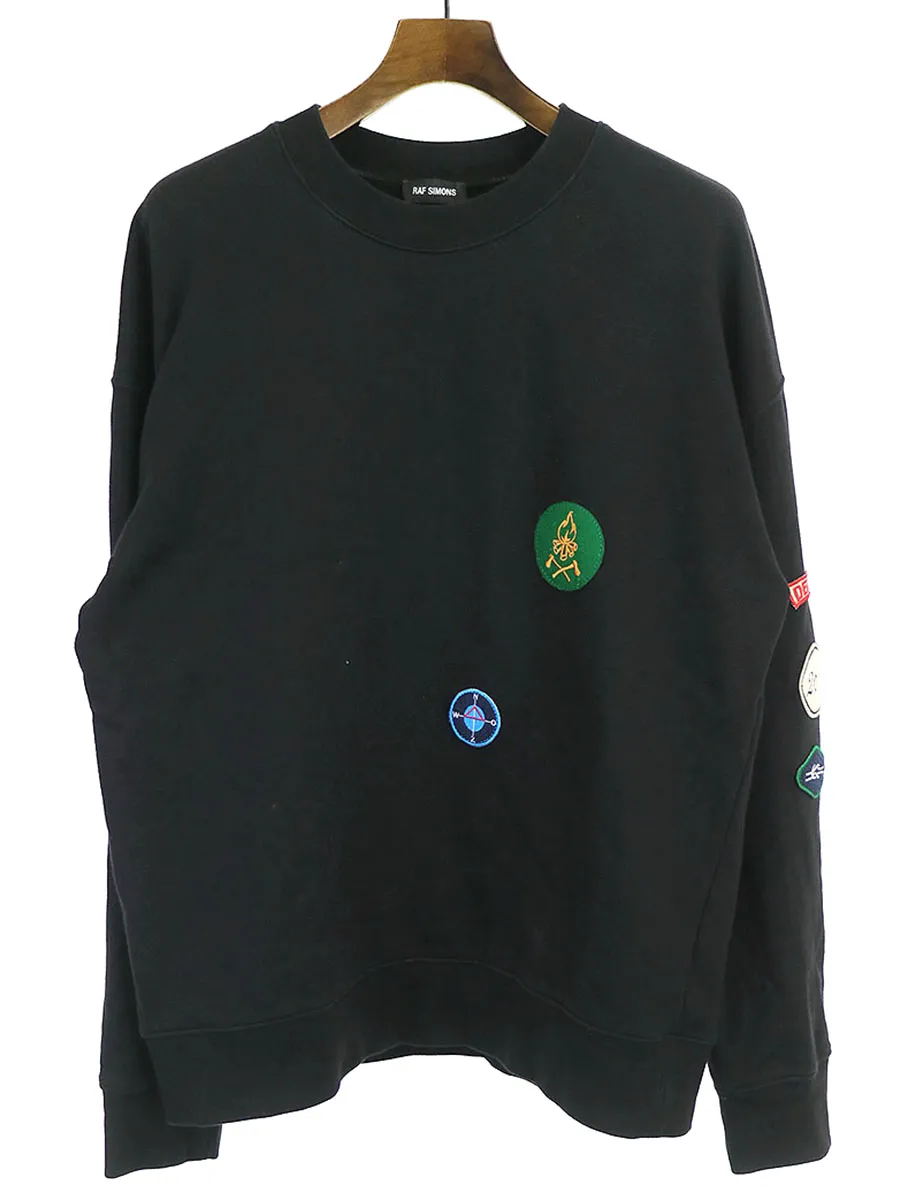 RAF SIMONS ラフシモンズ 16AW ワッペンデザインスウェットトレーナー