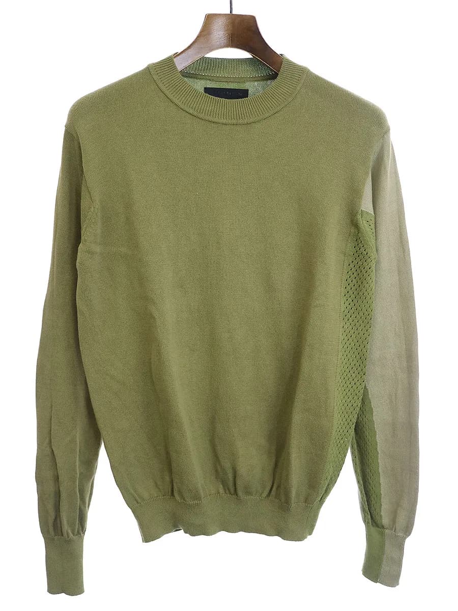 junhashimoto ジュンハシモト 21SS K02 COLOR SCHEME KNIT 切替グラデーションニット