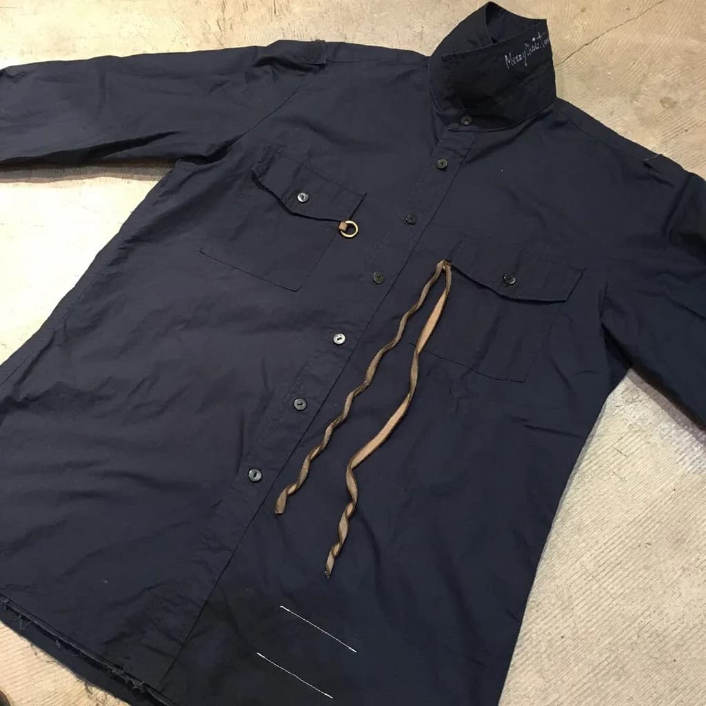 ensou ensou 15SS Ribbon Shirt