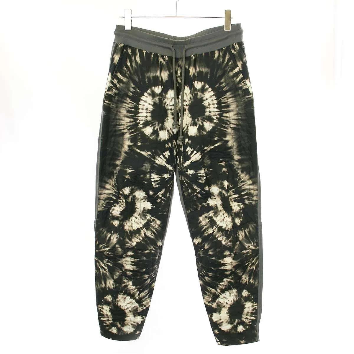 DRIES VAN NOTEN ドリスヴァンノッテン 19AW タイダイキルティングスウェットパンツ