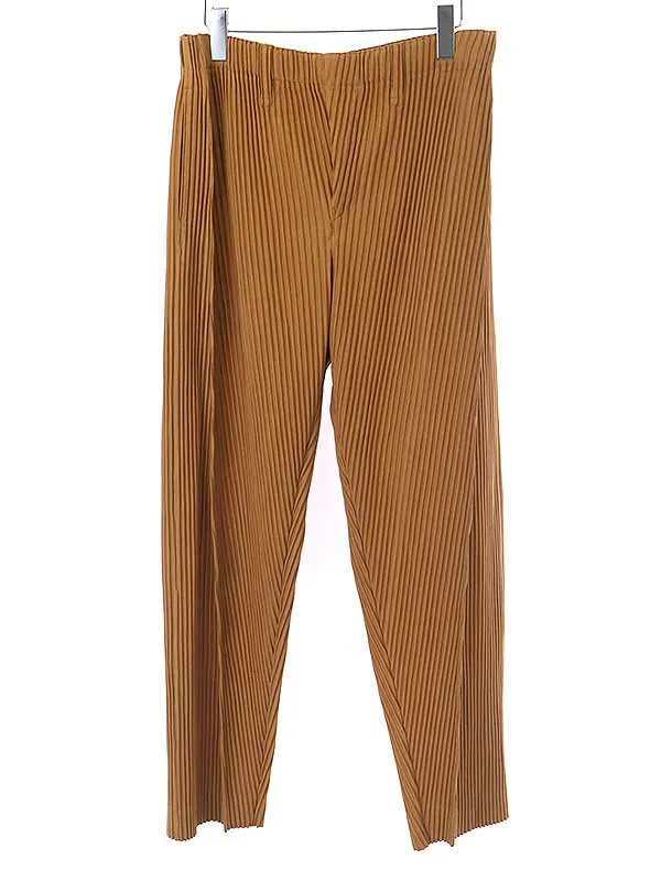 ISSEY MIYAKE オム プリッセ イッセイ ミヤケ 20SS OBLIQUE プリーツトラウザーパンツ