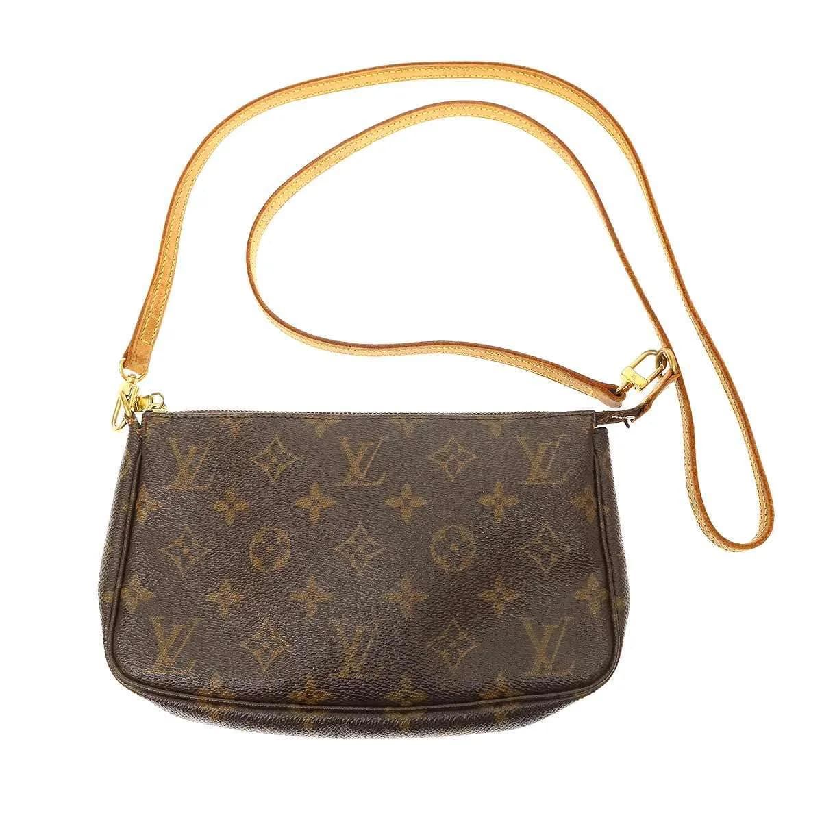 LOUIS VUITTON ルイヴィトン M51980 ポシェット アクセソワール モノグラム キャンバス ショルダーポーチ シリアルNo.VI1010