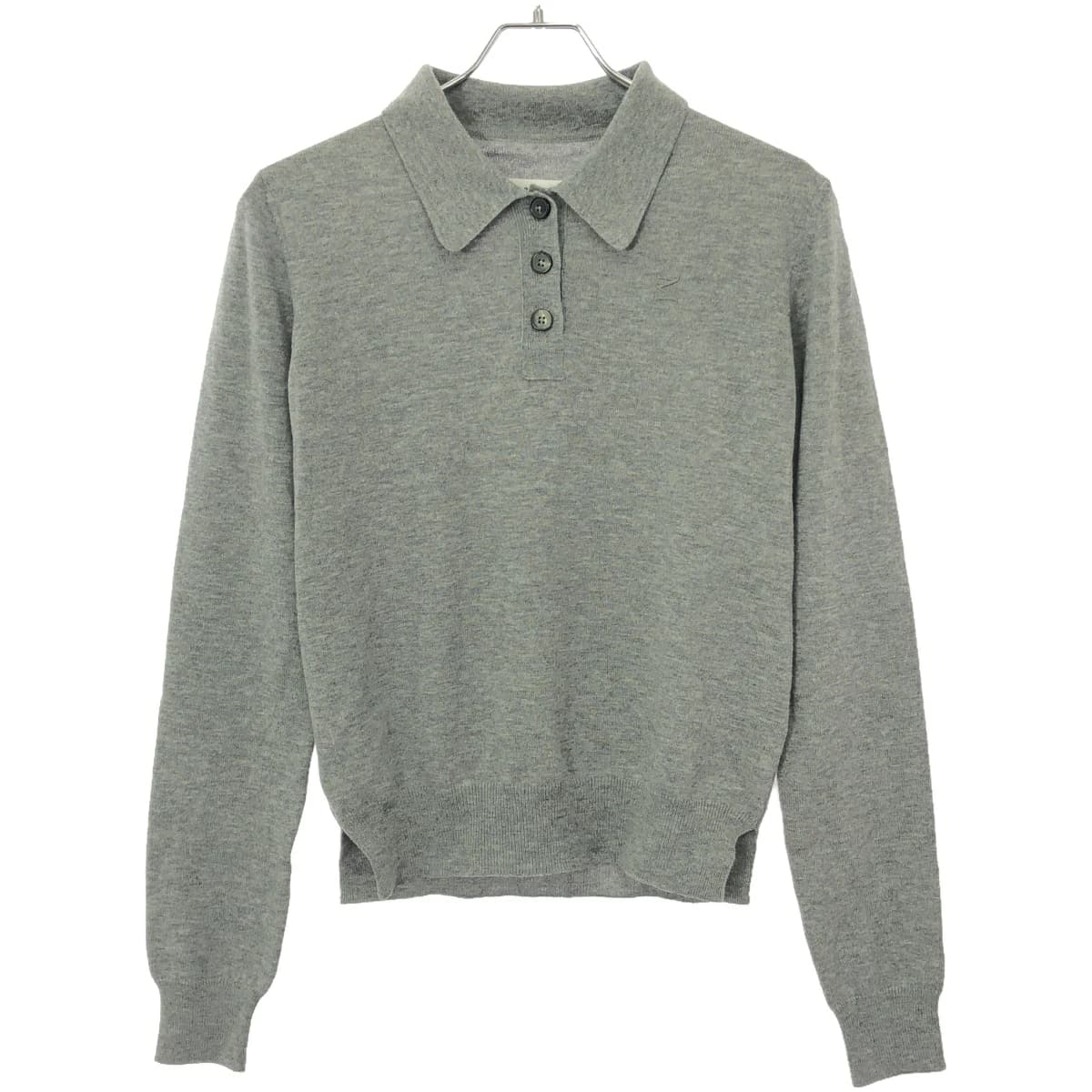Maison Margiela メゾン マルジェラ 20AW Mロゴ刺繍ウールポロニットセーター S51GL0026