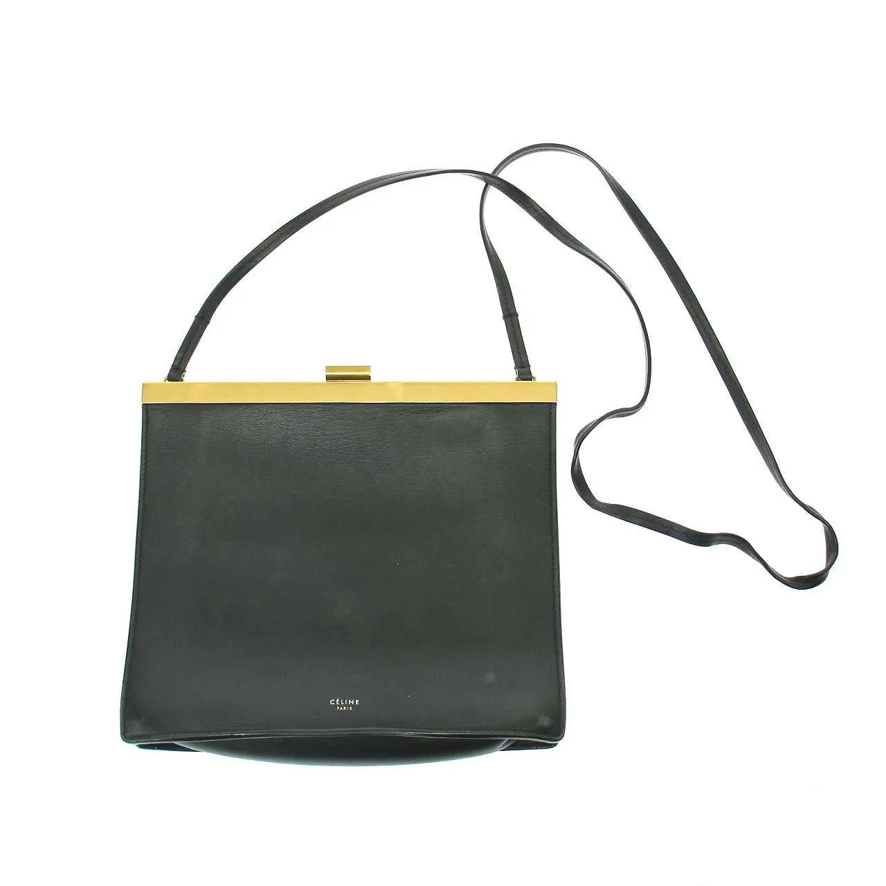 CELINE セリーヌ Phoebe Philo クラスプミニ レザーショルダーバッグ