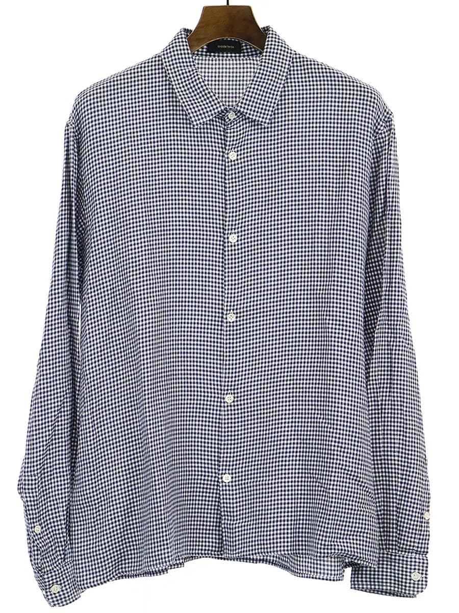 UNDERCOVER アンダーカバー 15SS ギンガムチェックシャツ