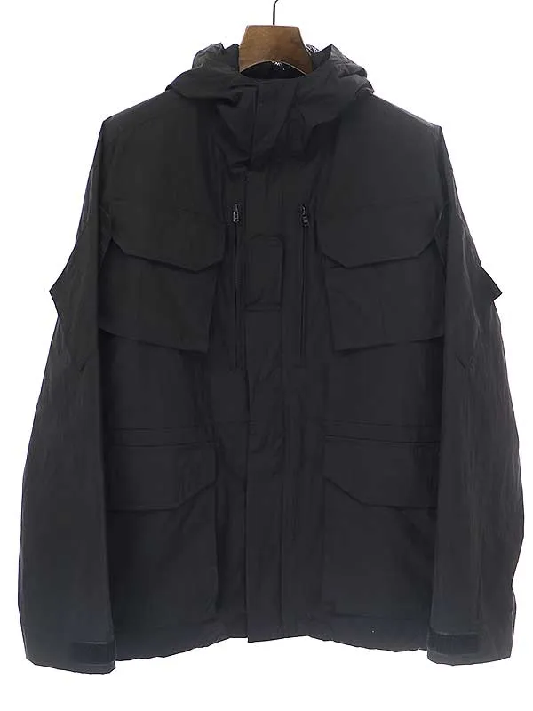 is-ness イズネス 22SS SALT SHRINKAGE SMOCK JACKET ナイロンジャケット