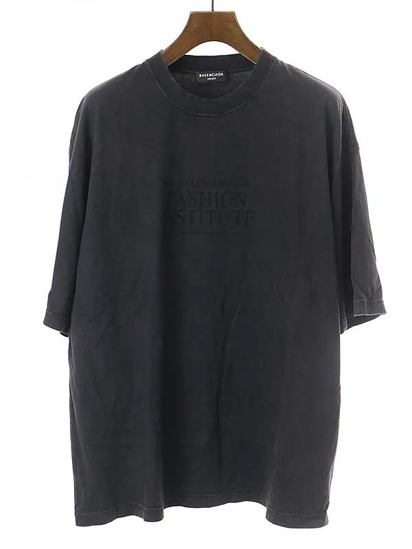 BALENCIAGA バレンシアガ 22AW Fashion Institute ヴィンテージプリントTシャツ