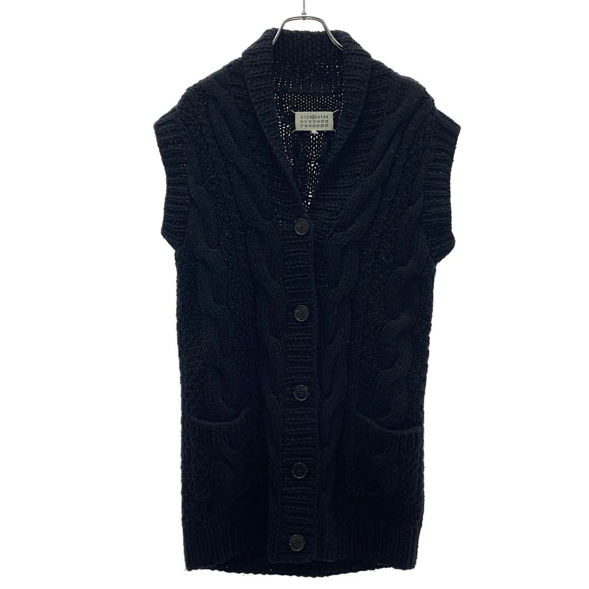 Maison Margiela メゾン マルタン マルジェラ 4 12AW ローゲージロングニットベスト S31HA0550