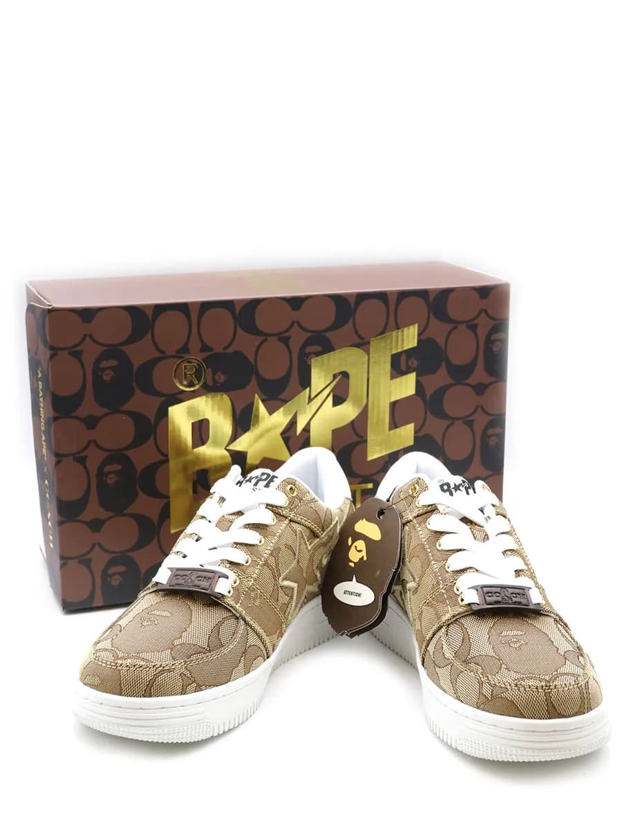 A BATHING APE ア ベイシング エイプ×コーチ 20SS BAPE STA スニーカー