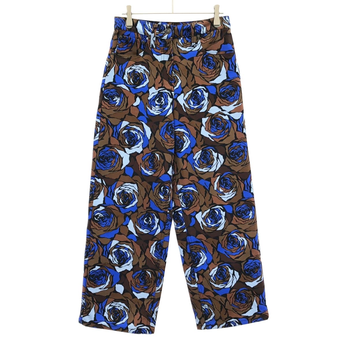 DRIES VAN NOTEN ドリスヴァンノッテン ローズプリントジャージーパンツ