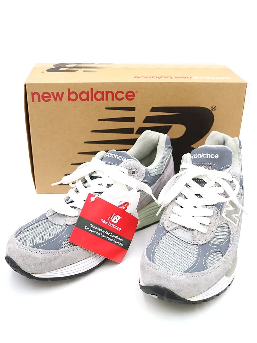 New Balance ニューバランス M992GL ローカットスウェードスニーカー