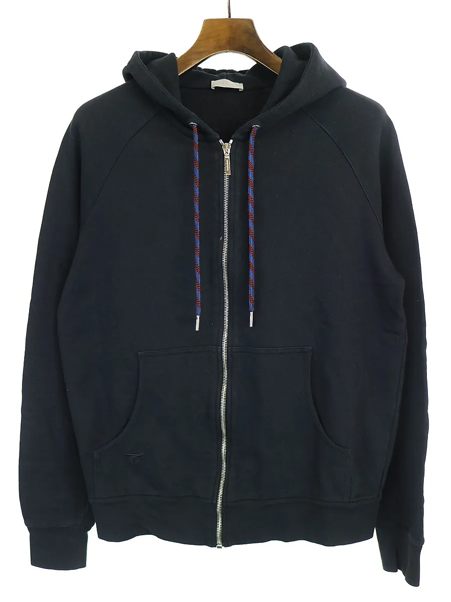 Dior HOMME ディオールオム 14SS BEE刺繍ジップアップスウェットパーカー