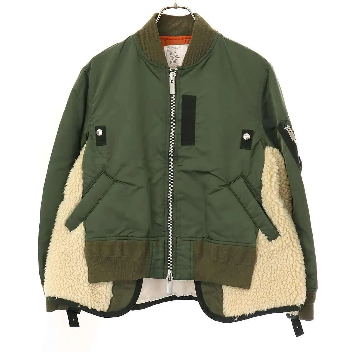 sacai サカイ 21AW Nylon Twill Mix Blouson ナイロンツイルミックスブルゾン