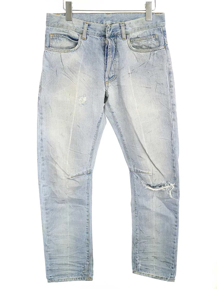 BALMAIN HOMME バルマン オム ダメージ加工デニムパンツ