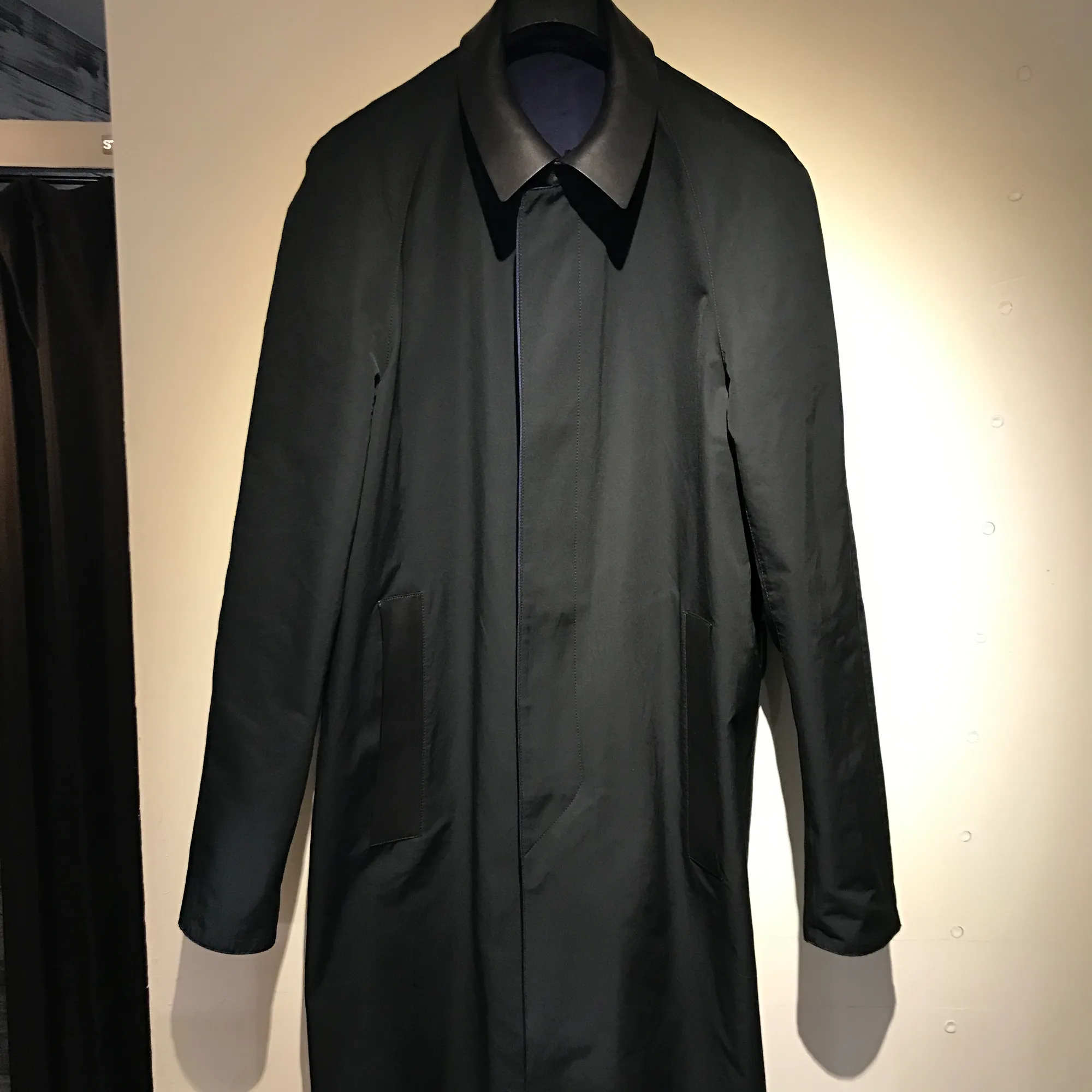 BALENCIAGA BALENCIAGA 11SS レザー切替リバーシブルコート