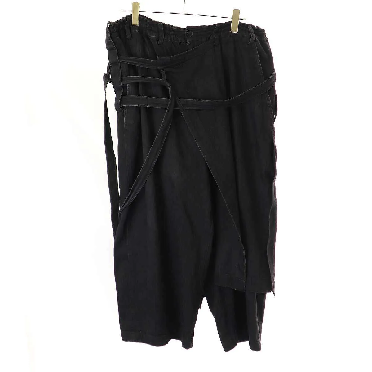Yohji Yamamoto ヨウジヤマモト プールオム 16AW バンテージデニムラップパンツ