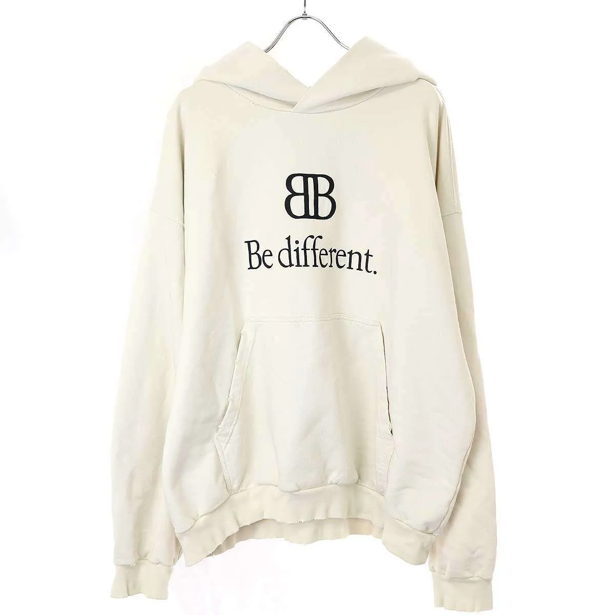 BALENCIAGA バレンシアガ 22AW BB Be different プルオーバーパーカー