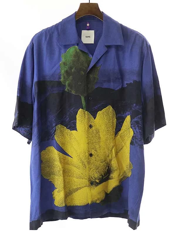OAMC オーエーエムシー 23SS KURT SHIRT FLORA ショートスリーブレーヨンシャツ
