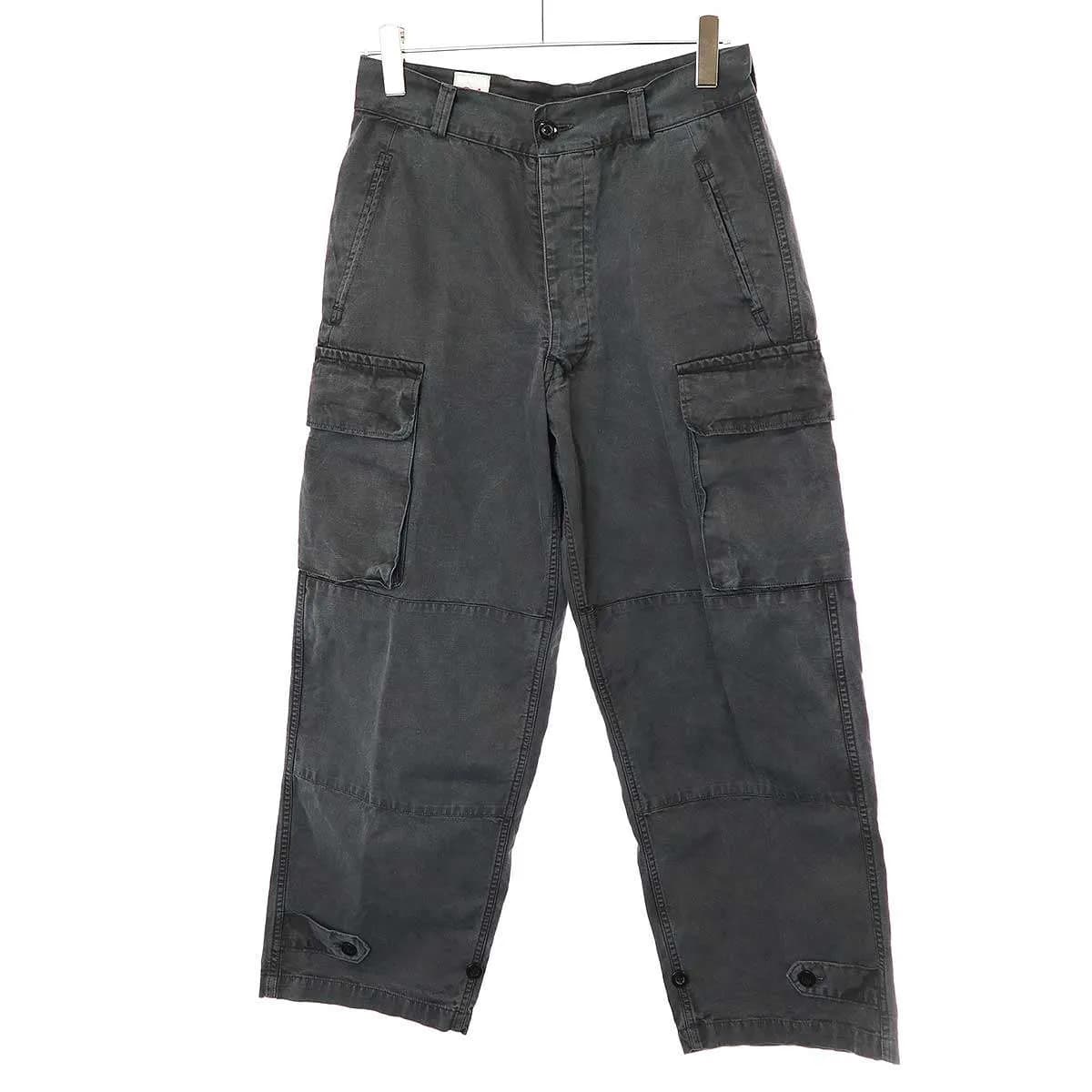 OUTIL ウティ 21SS PANTALON BLESLE コットンヘンプミリタリーパンツ