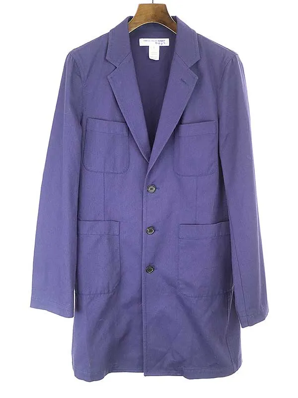 COMME des GARCONS コムデギャルソンシャツ ボーイズ 17SS バックプリントワークコート