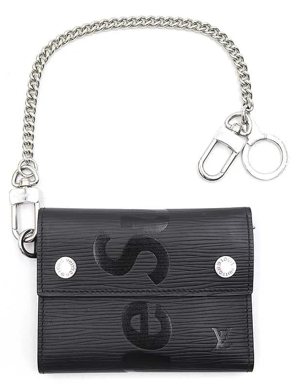 LOUIS VUITTON ルイヴィトン×シュプリーム チェーンコンパクトウォレット エピ 財布 M67711