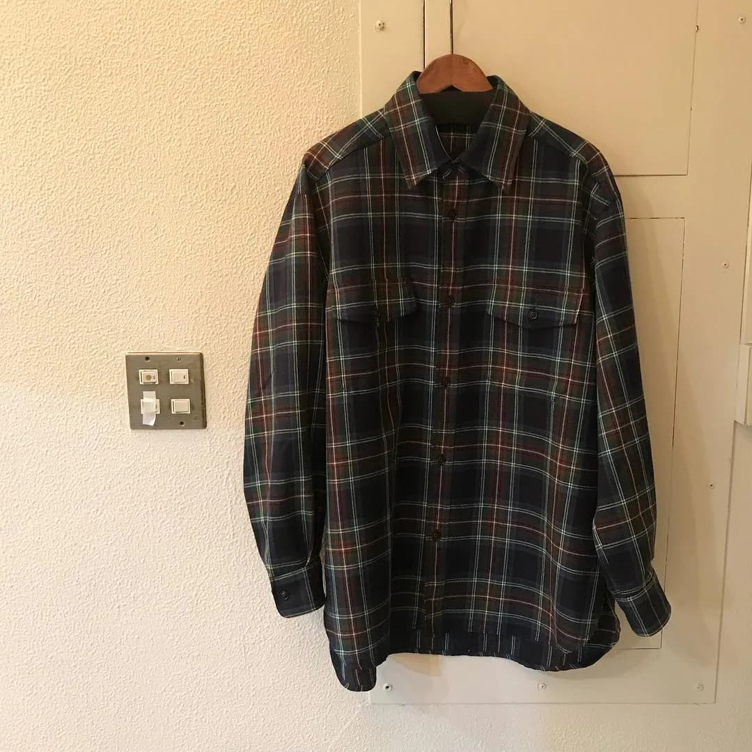 URU URU 18AW FLANNEL SHIRT