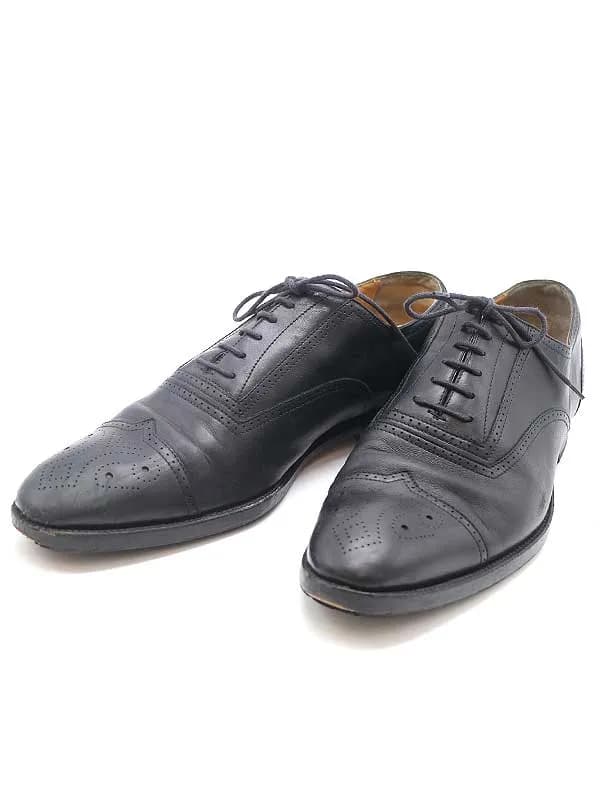 HERMES エルメス メダリオンレザードレスシューズ