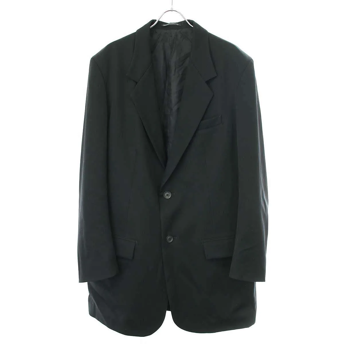 Yohji Yamamoto ヨウジヤマモト プールオム 23AW FASTENER JACKET サイドファスナーロングジャケット