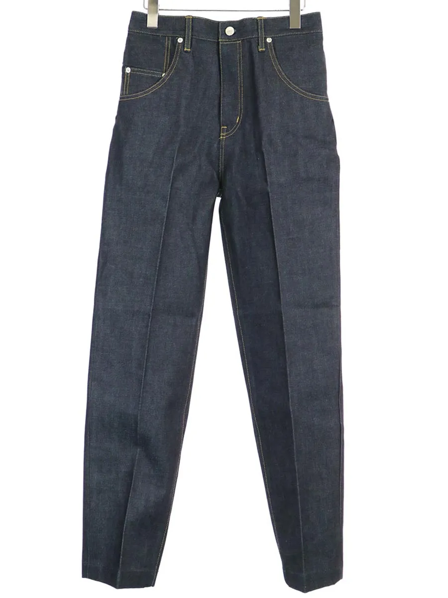 NEON SIGN ネオンサイン Straight Denim Slacks Rigid ストレートデニムスラックスパンツ