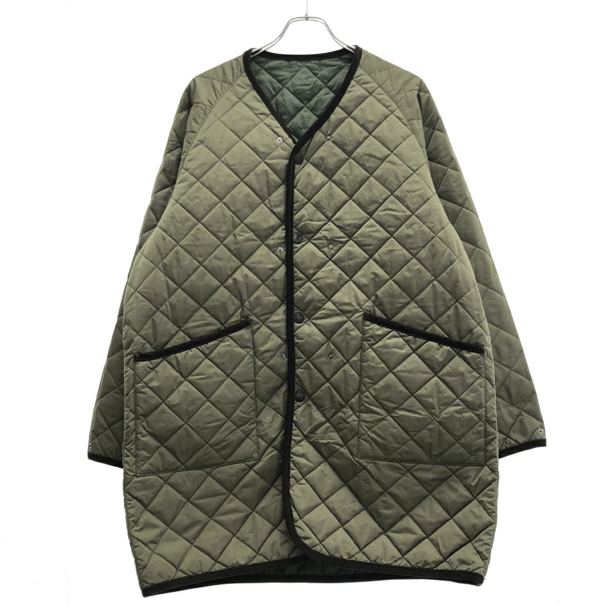 Barbour バブアー キャプテンサンシャイン 21AW Mil.No-collar Coat ノーカラーキルティングコート 2102371