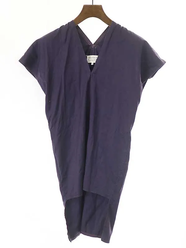 Maison Margiela メゾン マルタン マルジェラ 1 12AW ウールカシミヤVネックノースリーブワンピース