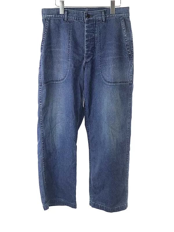 A.PRESSE ア プレッセ 22SS US Navy Denim Baker Pants ベイカーデニムパンツ