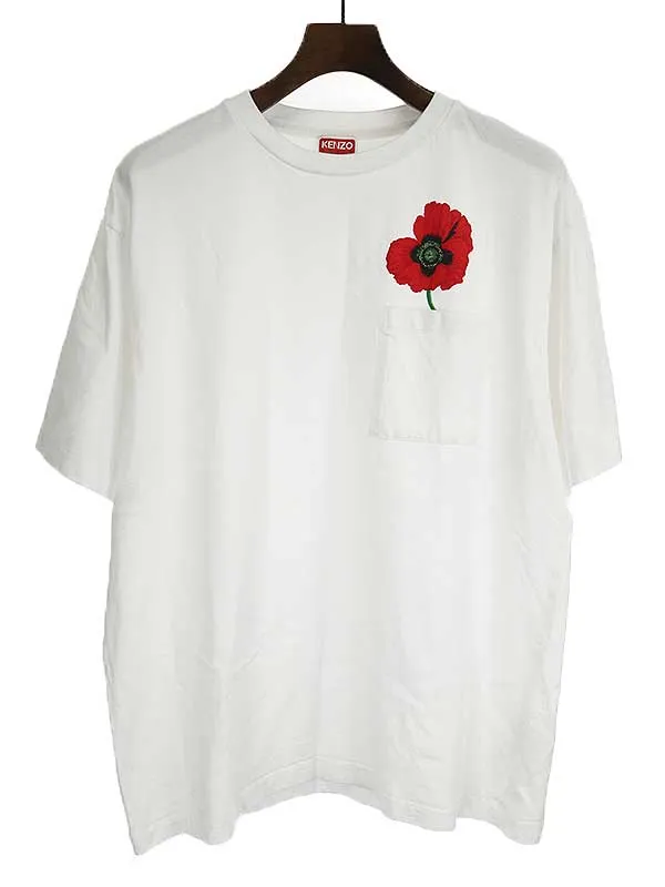 KENZO ケンゾー By NIGO 22SS ポピーポケットプリントオーバーサイズTシャツ