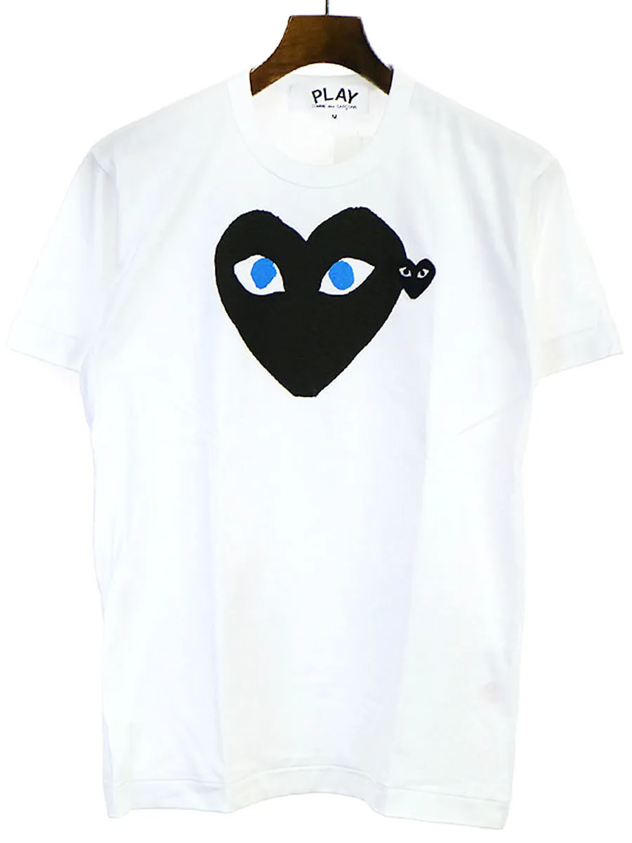 COMME des GARCONS プレイ コムデギャルソン ハートロゴデザインTシャツ