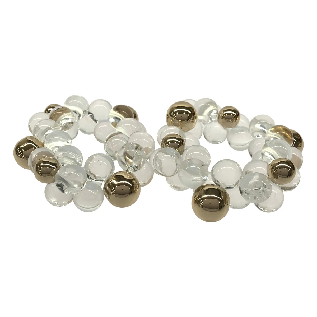 HARUNOBUMURATA ハルノブムラタ 26SS NIZZA BRACELET - CRYSTAL GOLD BRACELET ブレスレット セット