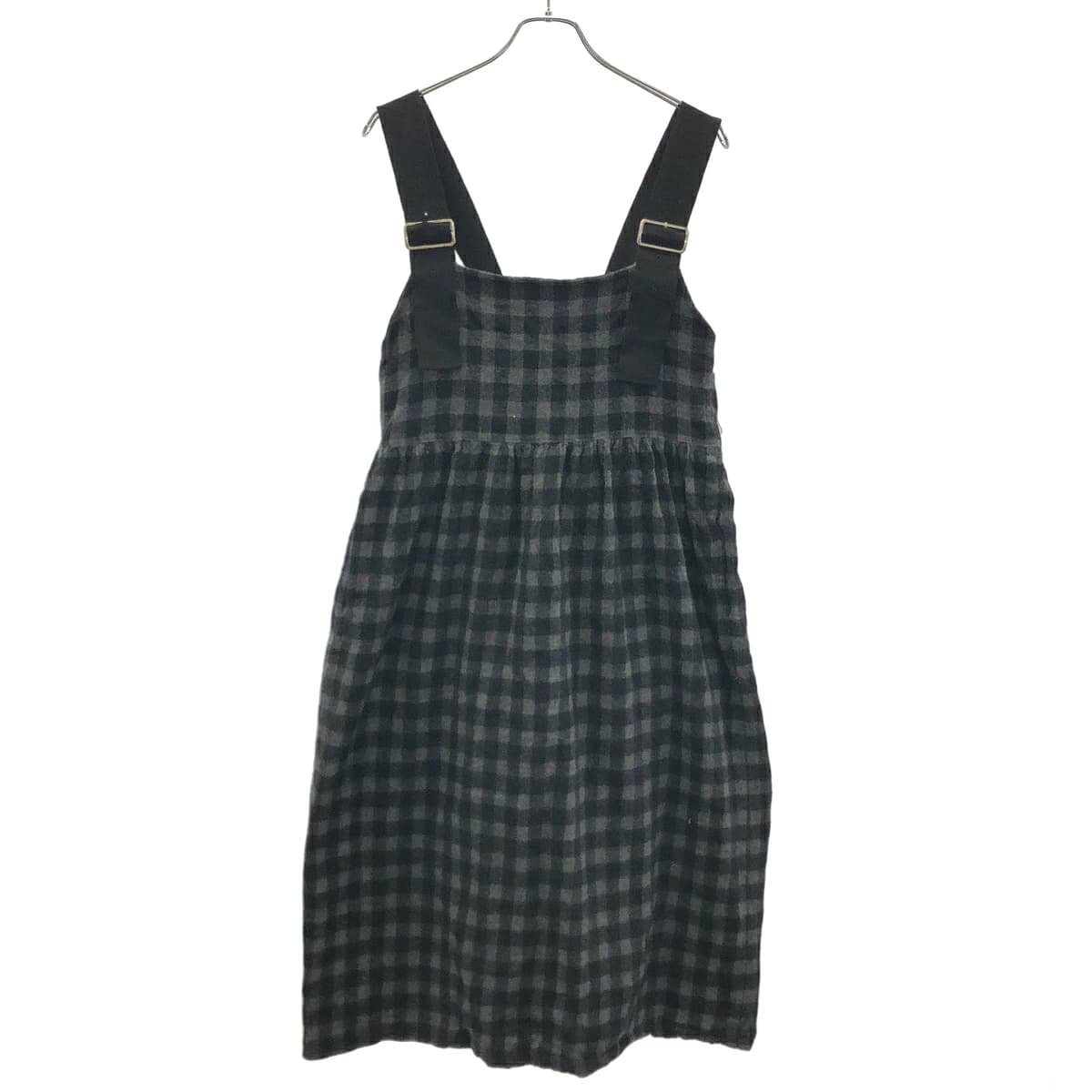 COMME des GARCONS トリココムデギャルソン 21AW ブロックチェック サロペットスカート TH-A003