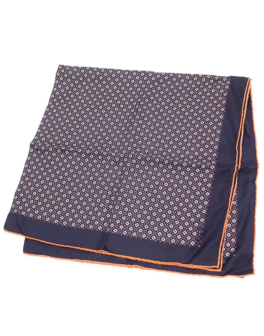 HERMES HERMES 総柄シルクスカーフ